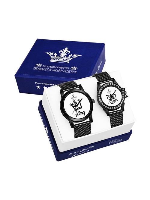 luxurious couple watches for girls and boy's - 18688940 - Very Small Image - 1