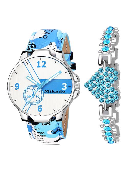 couple icon wrist watch combo for boy's and girls - 18688976 - Very Small Image - 1