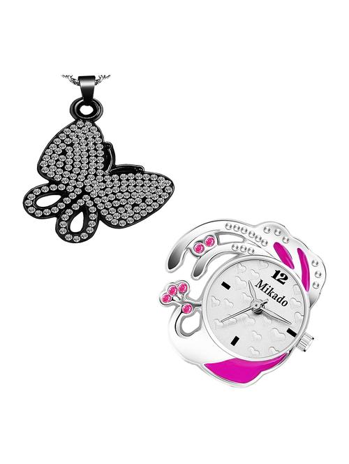 multi colored pendant & ring set - 18689123 - Very Small Image - 1