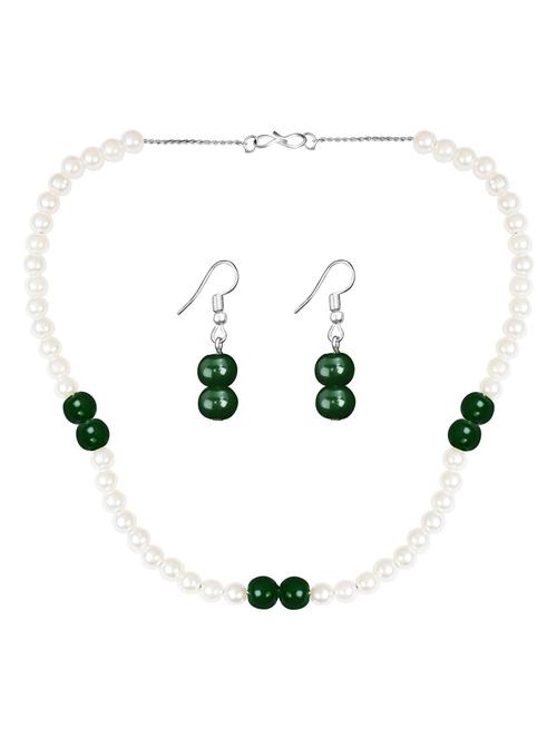 multi colored metal necklaces and earring - 18689358 - Very Small Image - 1
