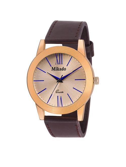 new gold watch for men's - 18689624 - Very Small Image - 1