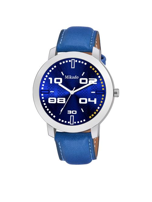 panther blue dial analog watch for men's - 18689634 - Very Small Image - 1