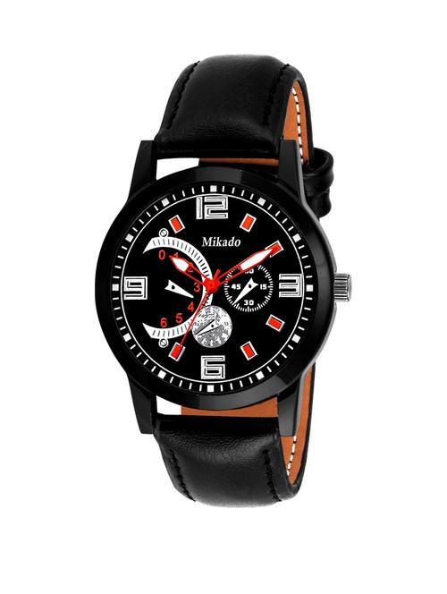 stylish men's analog watch - 18689726 - Very Small Image - 1