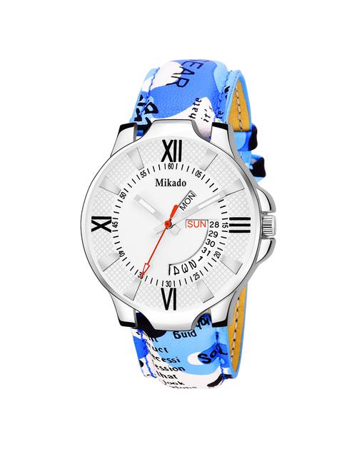 designer army strap artist design day and date functional watch for men's and boy's - 18689840 - Very Small Image - 1