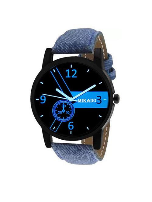 fashion blue analog watch for boys and men - 18689851 - Very Small Image - 1