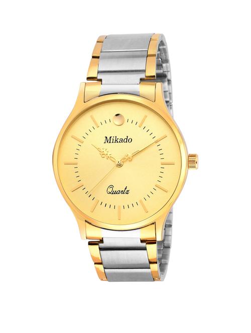 exclusive igp golden shine analog watch for men - 18689893 - Very Small Image - 1