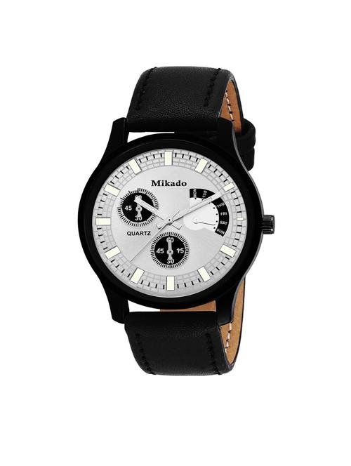 new manchester fashion casual analog white dial watch for men's and boy's - 18689922 - Very Small Image - 1