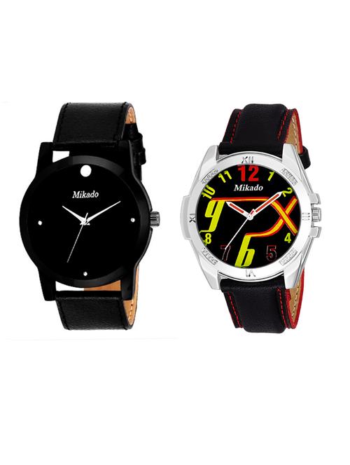 men's analog watch combo - 18690070 - Very Small Image - 1