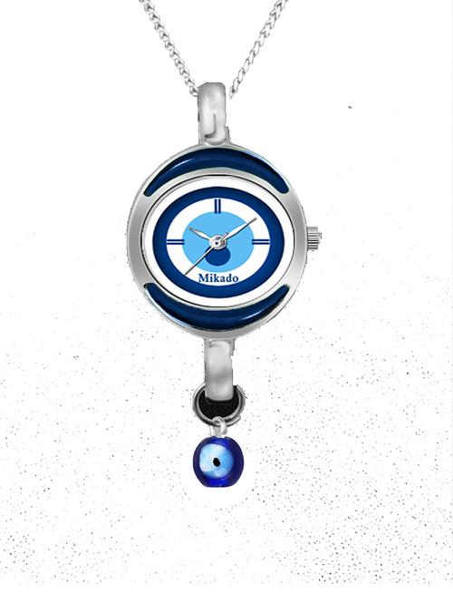 evil eye design pendant watch for girls & women - 18691068 - Very Small Image - 1