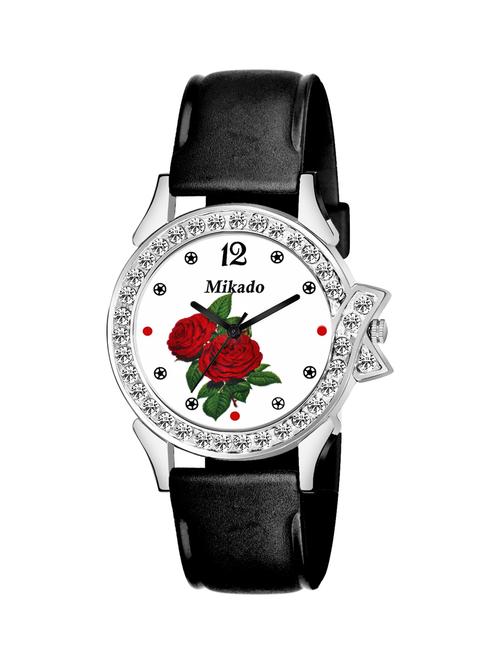 colorful attractive dial with silicon strap analog watch for women & girls - 18691189 - Very Small Image - 1