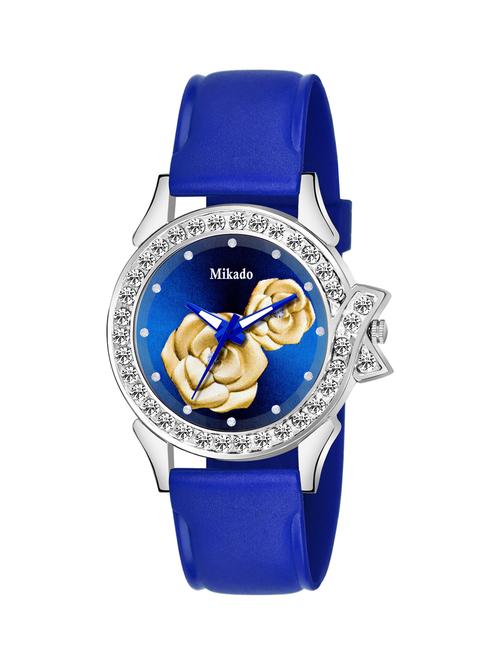 icon gold flower analog watch for women & girls - 18691297 - Very Small Image - 1