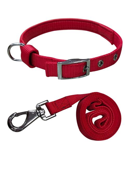 red nylon collar - 18692069 - Very Small Image - 1