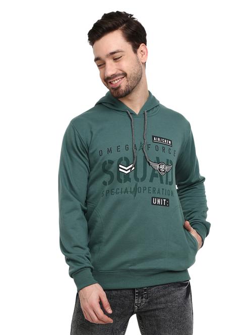 mens front print sweatshirt - 18692305 - Very Small Image - 1