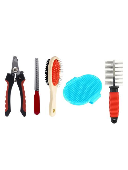 multi colored plastic pet comb brush - 18696939 - Very Small Image - 1