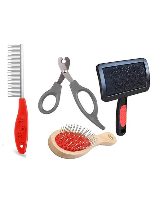 multi colored plastic pet comb brush - 18696970 - Very Small Image - 1