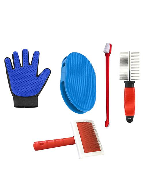 multi colored plastic pet comb brush - 18696980 - Very Small Image - 1