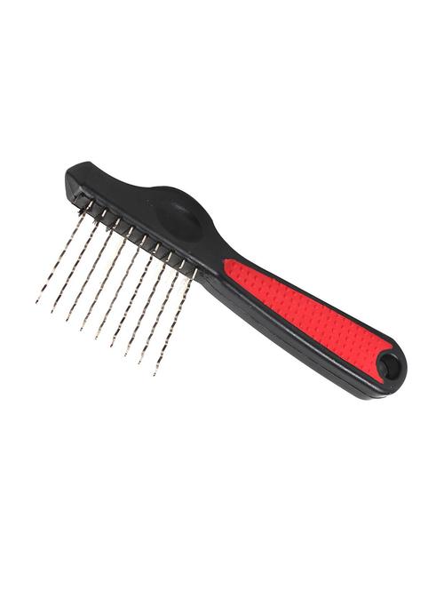red plastic pet comb brush - 18697036 - Very Small Image - 1