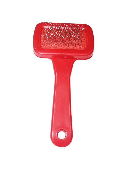 red plastic pet comb brush - 18697141 - Very Small Image - 1