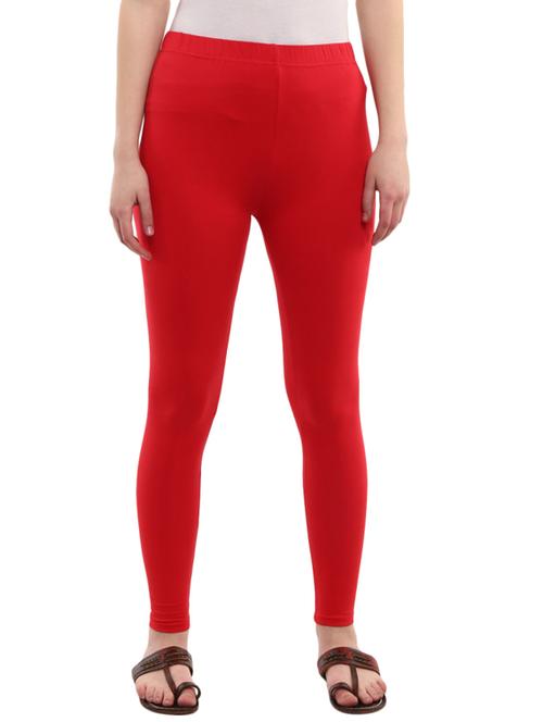 red cotton leggings - 18698088 - Very Small Image - 1