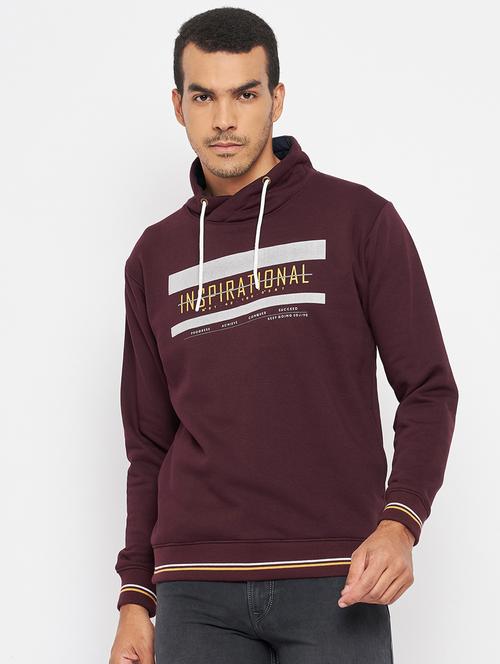 drawstring neck chest printed sweatshirt - 18701184 - Very Small Image - 1