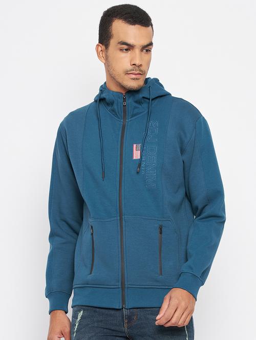 hooded neck zip up sweatshirt - 18701185 - Very Small Image - 1