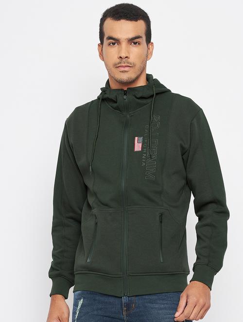 hooded neck zip up sweatshirt - 18701186 - Very Small Image - 1