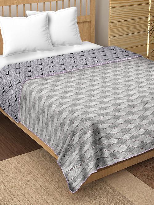 double dohar/ac blanket reversible cotton|size: 228 x 254 cm -finland collection - 18701990 - Very Small Image - 1