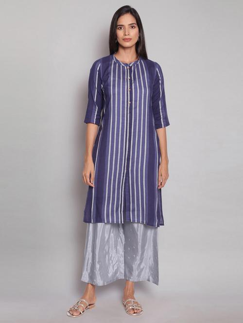 women's straight kurta - 18703551 - Very Small Image - 1