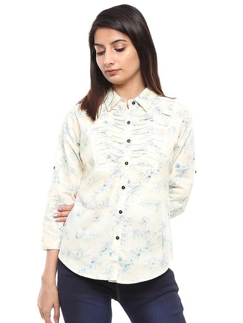 yellow printed regular shirt - 18703924 - Very Small Image - 1