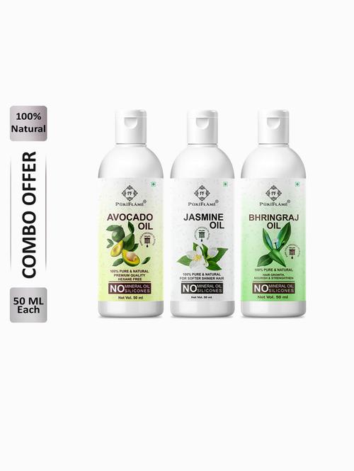 pack of 3 puri flame hair oil - 18705522 - Very Small Image - 1