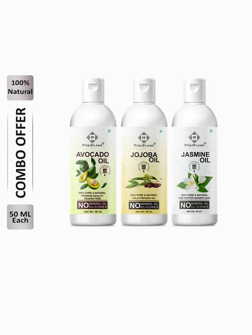pack of 3 puri flame hair oil - 18705545 - Very Small Image - 1