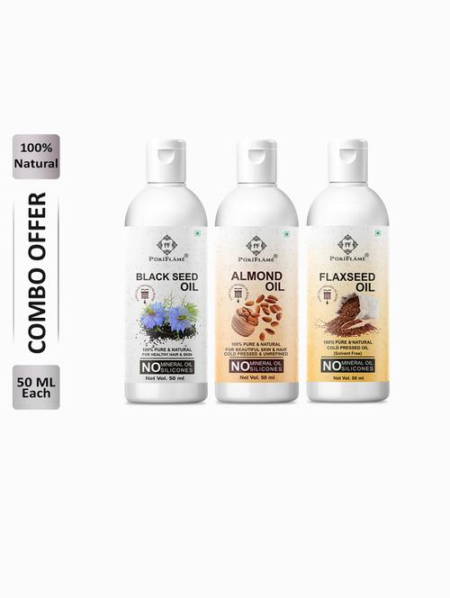 pack of 3 puri flame hair oil - 18706018 - Very Small Image - 1