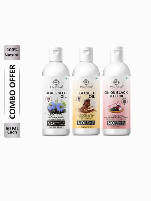 pack of 3 puri flame hair oil - 18706110 - Very Small Image - 1