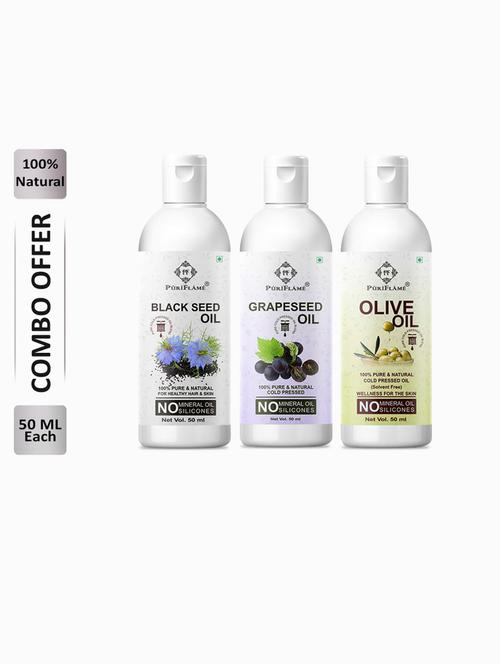 pack of 3 puri flame hair oil - 18706126 - Very Small Image - 1