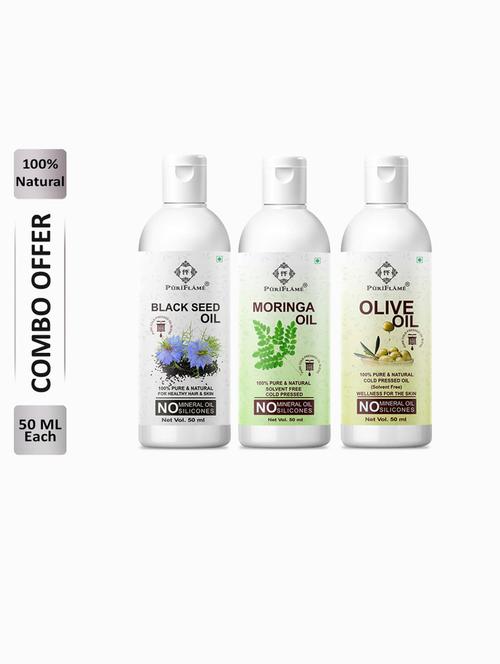 pack of 3 puri flame hair oil - 18706177 - Very Small Image - 1