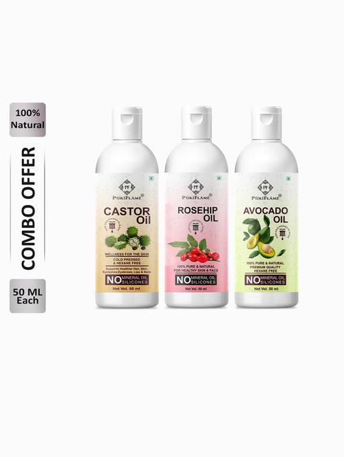 pack of 3 puri flame hair oil - 18706559 - Very Small Image - 1