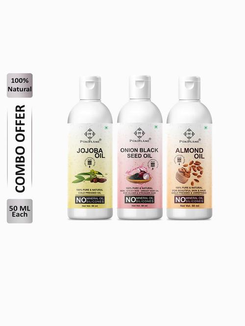 pack of 3 puri flame hair oil - 18708054 - Very Small Image - 1