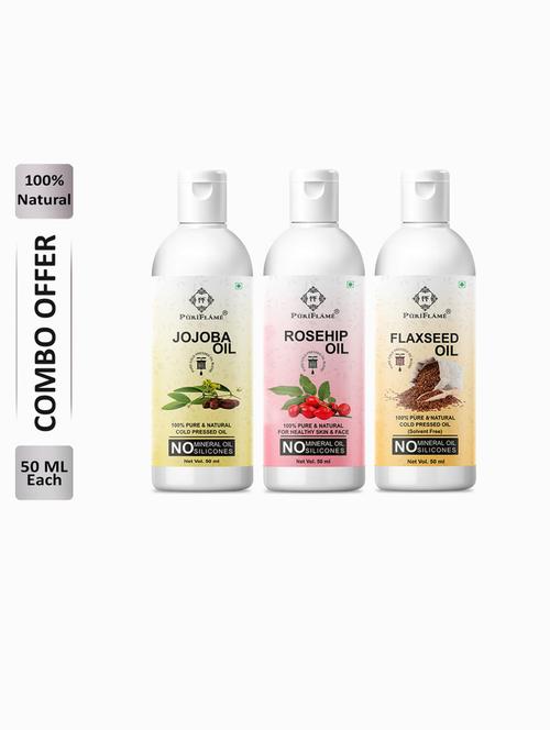 pack of 3 puri flame hair oil - 18708094 - Very Small Image - 1