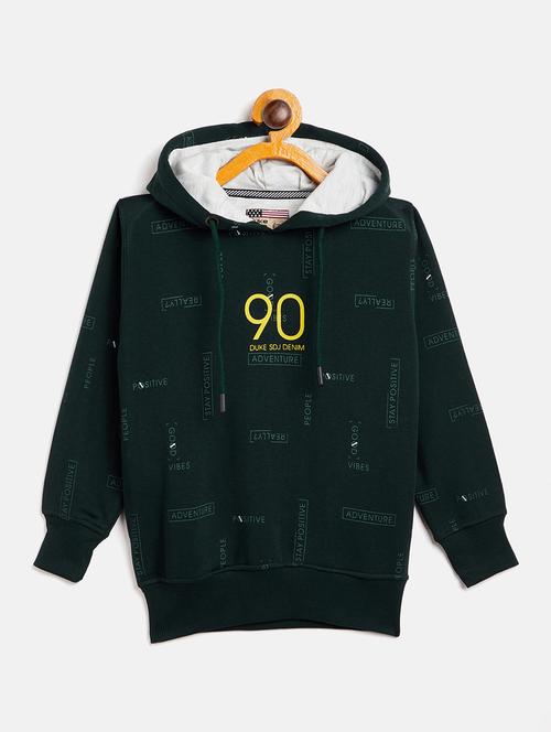 round neck front printed sweatshirt - 18709532 - Very Small Image - 1