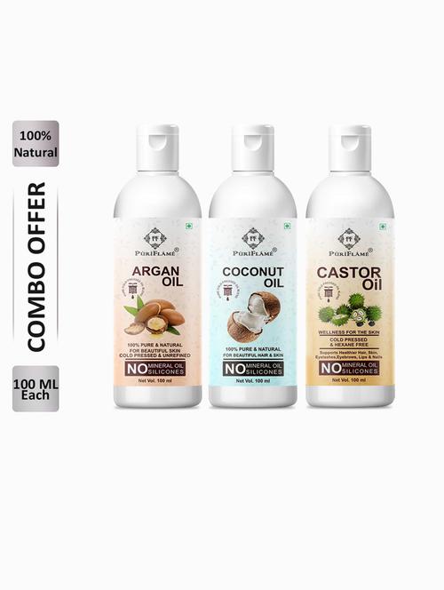 pack of 3. hair oil combo - 18711392 - Very Small Image - 1