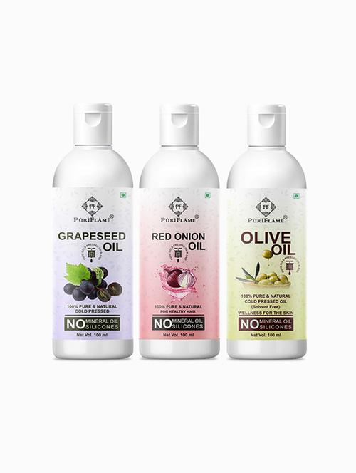 pack of 3. hair oil combo - 18714136 - Very Small Image - 1