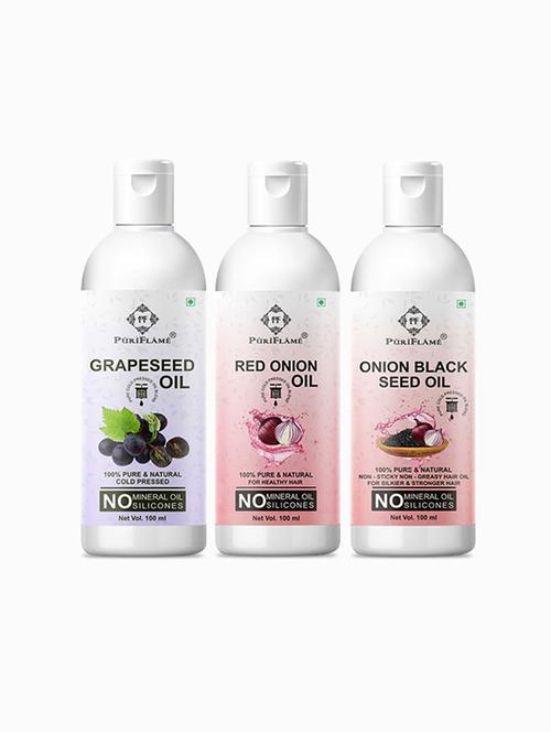 pack of 3. hair oil combo - 18714137 - Very Small Image - 1