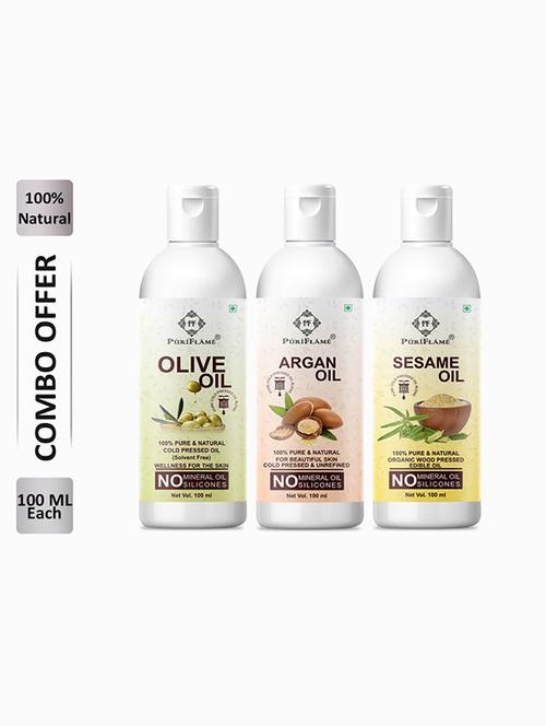 pack of 3 puri flame hair oil - 18715762 - Very Small Image - 1