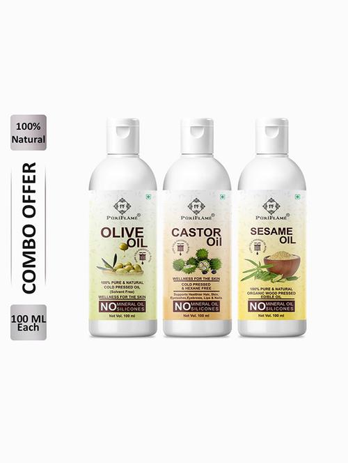 pack of 3 puri flame hair oil - 18715834 - Very Small Image - 1