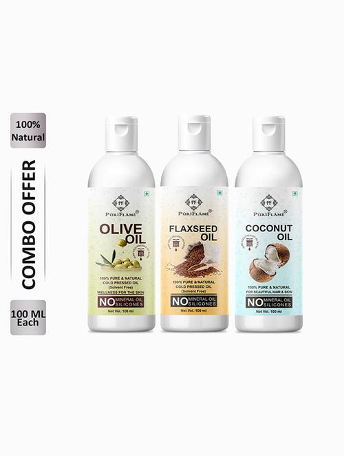 pack of 3 puri flame hair oil - 18715861 - Very Small Image - 1