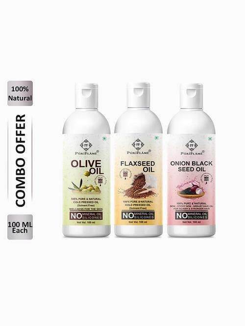 pack of 3 puri flame hair oil - 18715868 - Very Small Image - 1