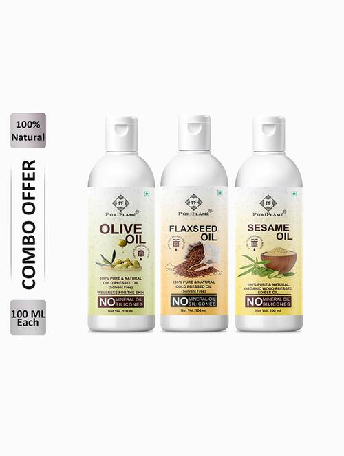 pack of 3 puri flame hair oil - 18715871 - Very Small Image - 1