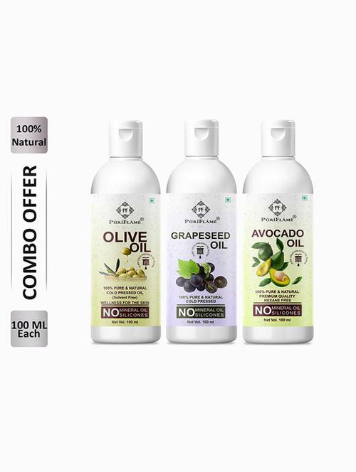 pack of 3 puri flame hair oil - 18715876 - Very Small Image - 1
