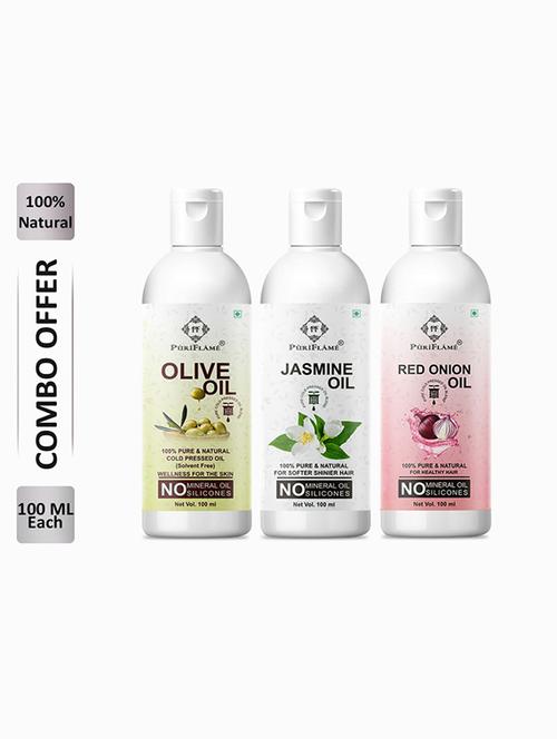 pack of 3 puri flame hair oil - 18715905 - Very Small Image - 1
