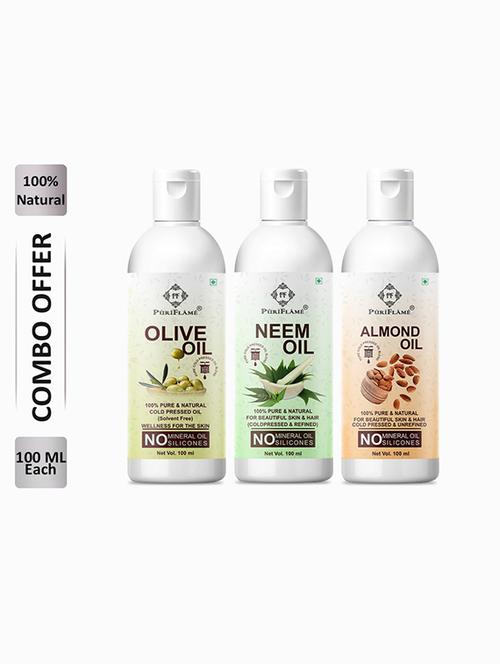 pack of 3 puri flame hair oil - 18715946 - Very Small Image - 1